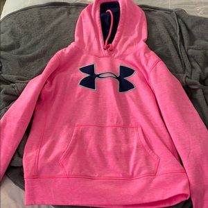 Pink Under Armour Hoodie